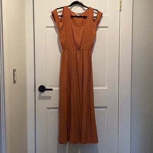 Forever 21 Salmon colored maxi dress Sz. XS